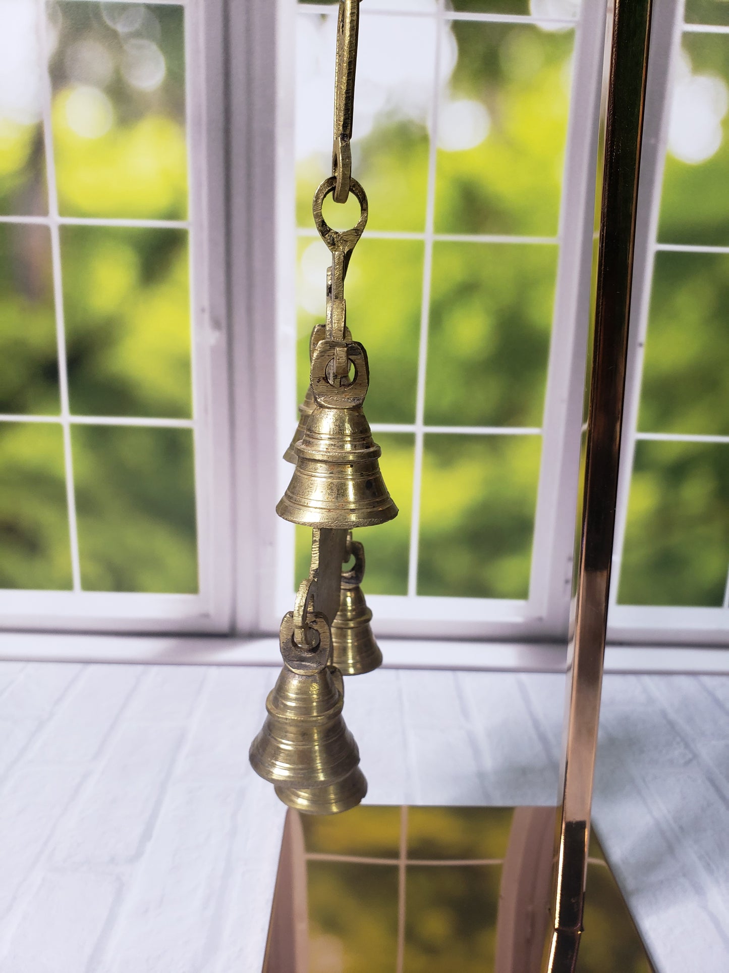 Beautiful Brass Ohm Hanging Bell