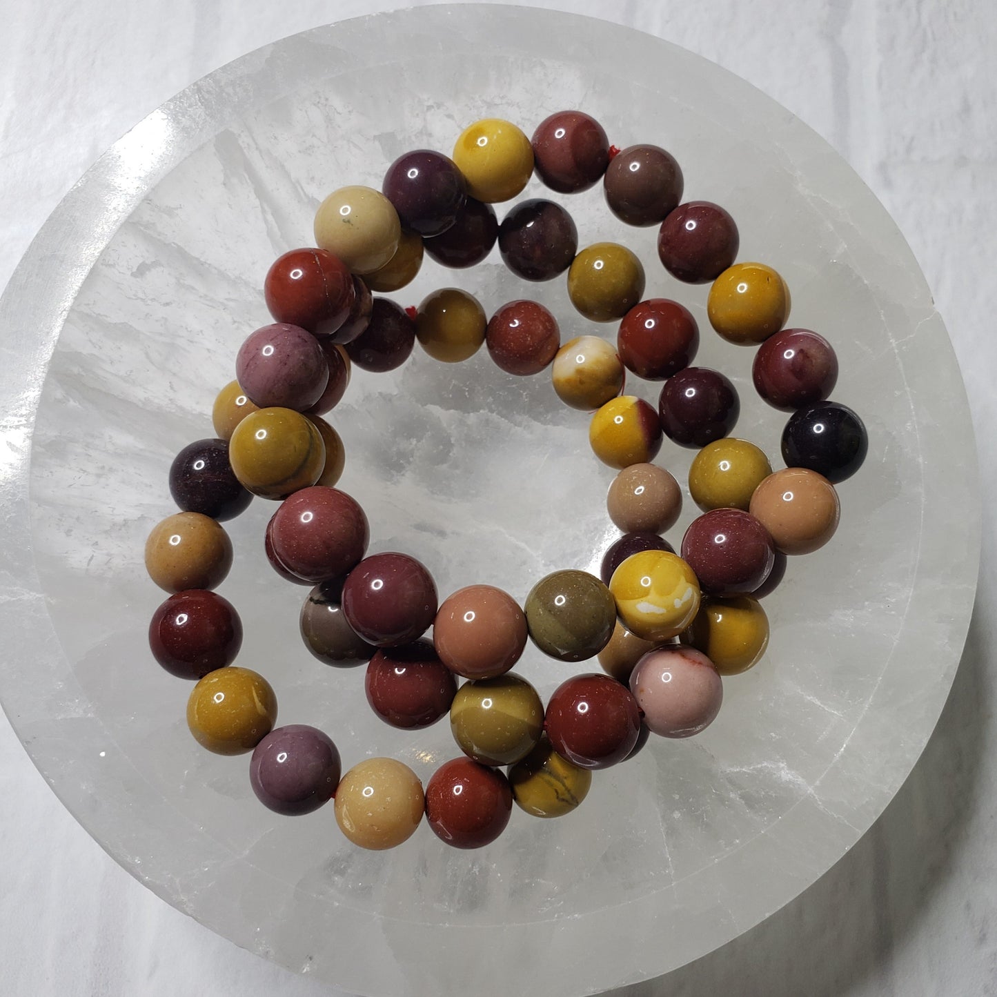 Mookaite Jasper Beaded Bracelet