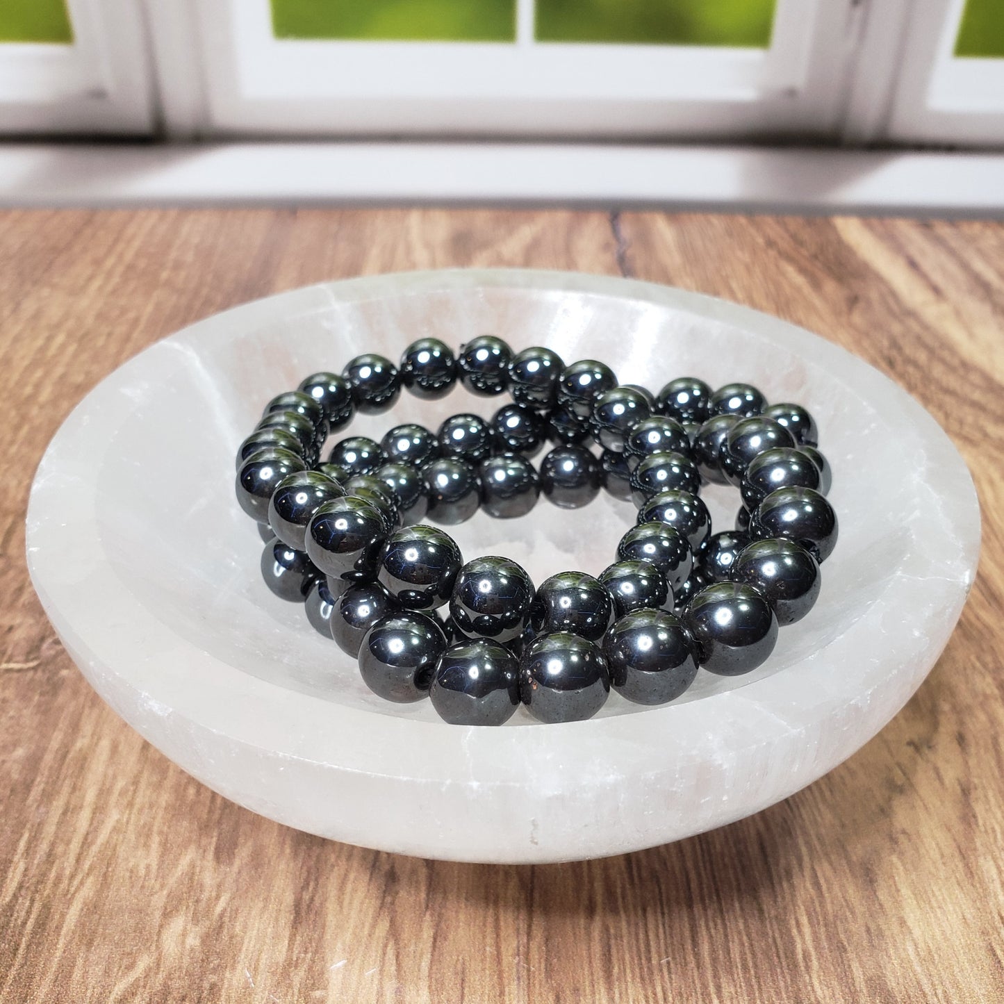 Hematite Beaded Bracelet