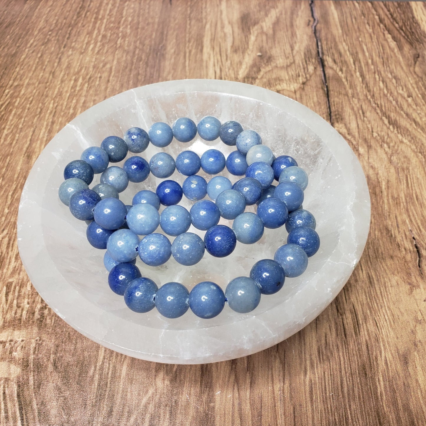 Blue Aventurine Beaded Bracelet