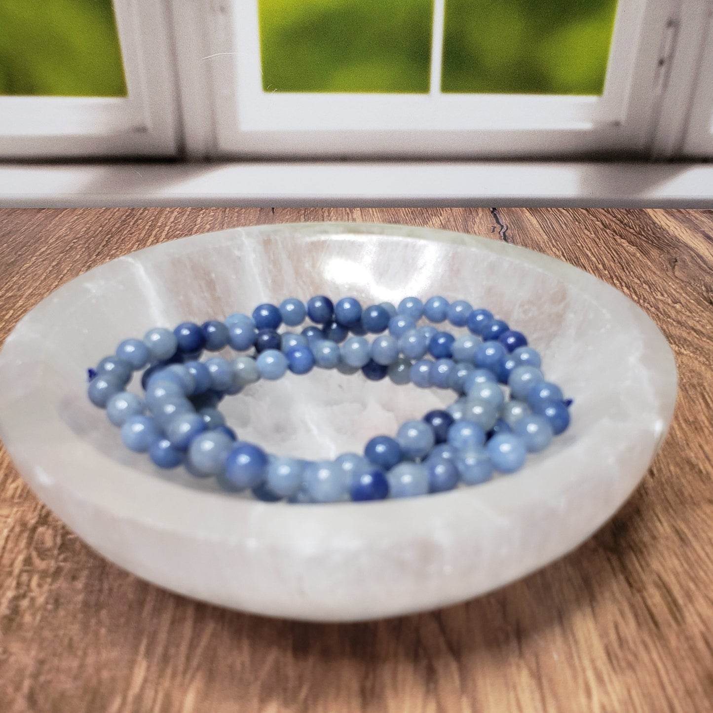 Blue Aventurine Beaded Bracelet