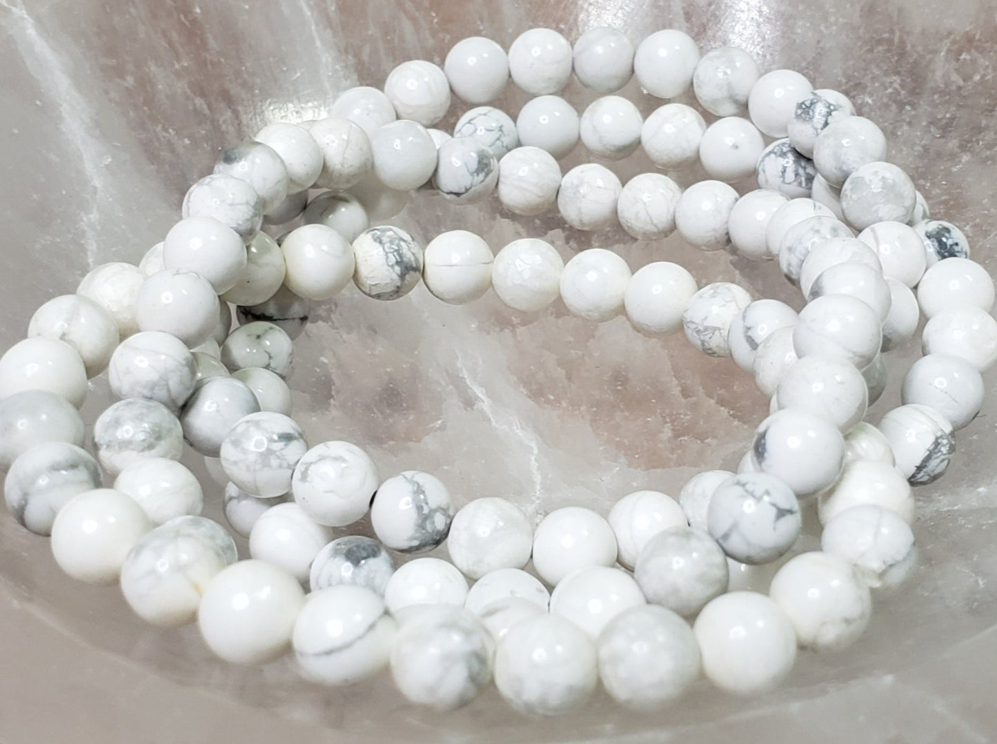 Howlite Beaded Bracelet