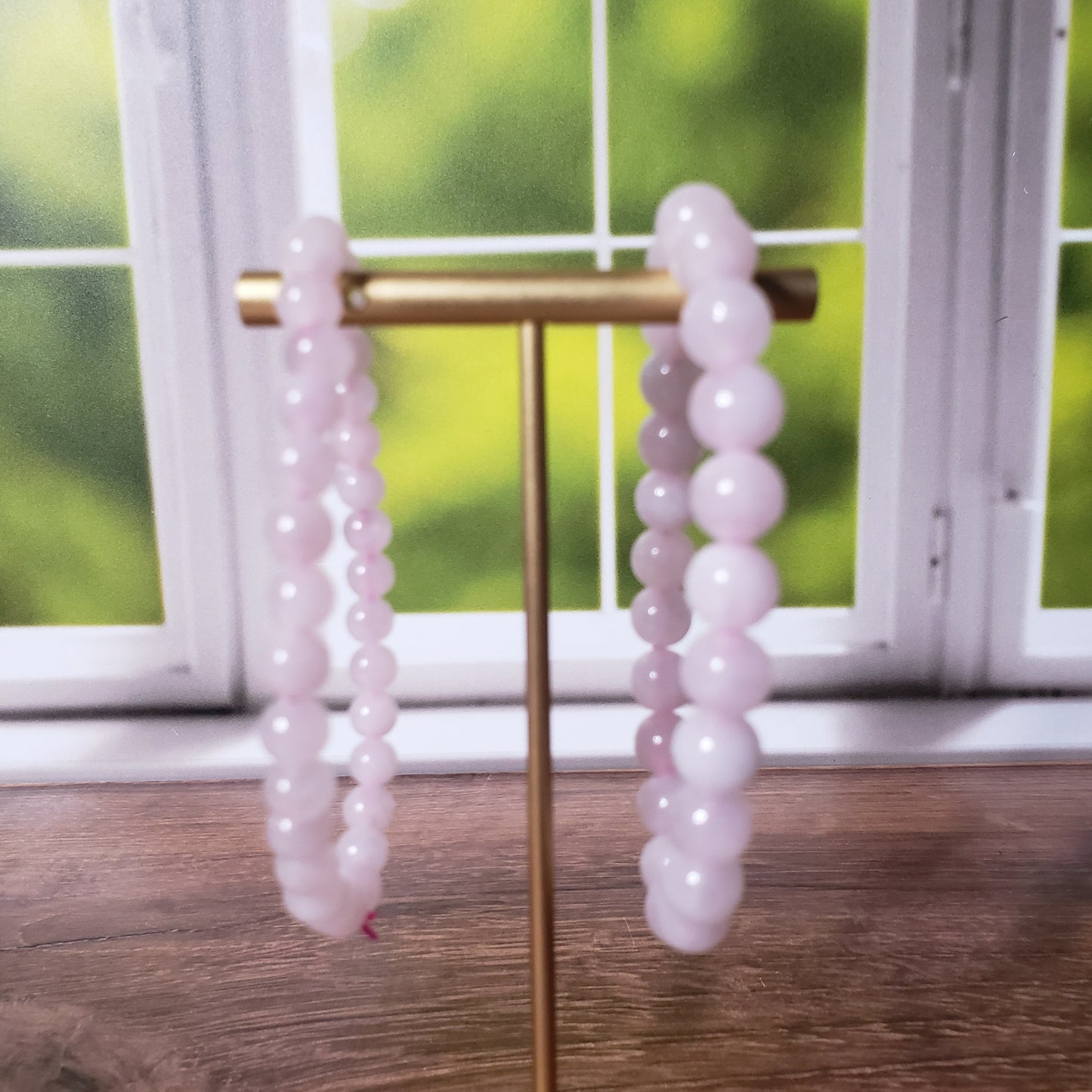 Rose Quartz Beaded Bracelet