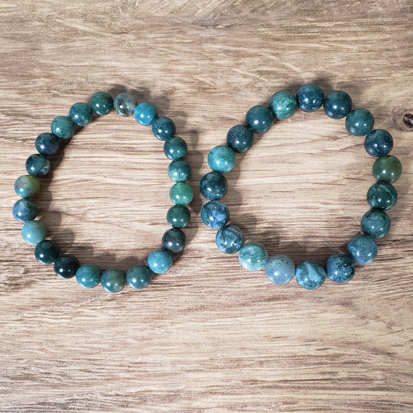 Green Moss Agate Bracelet