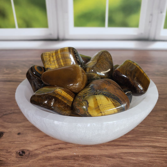 Tigers Eye Tumbled Stone