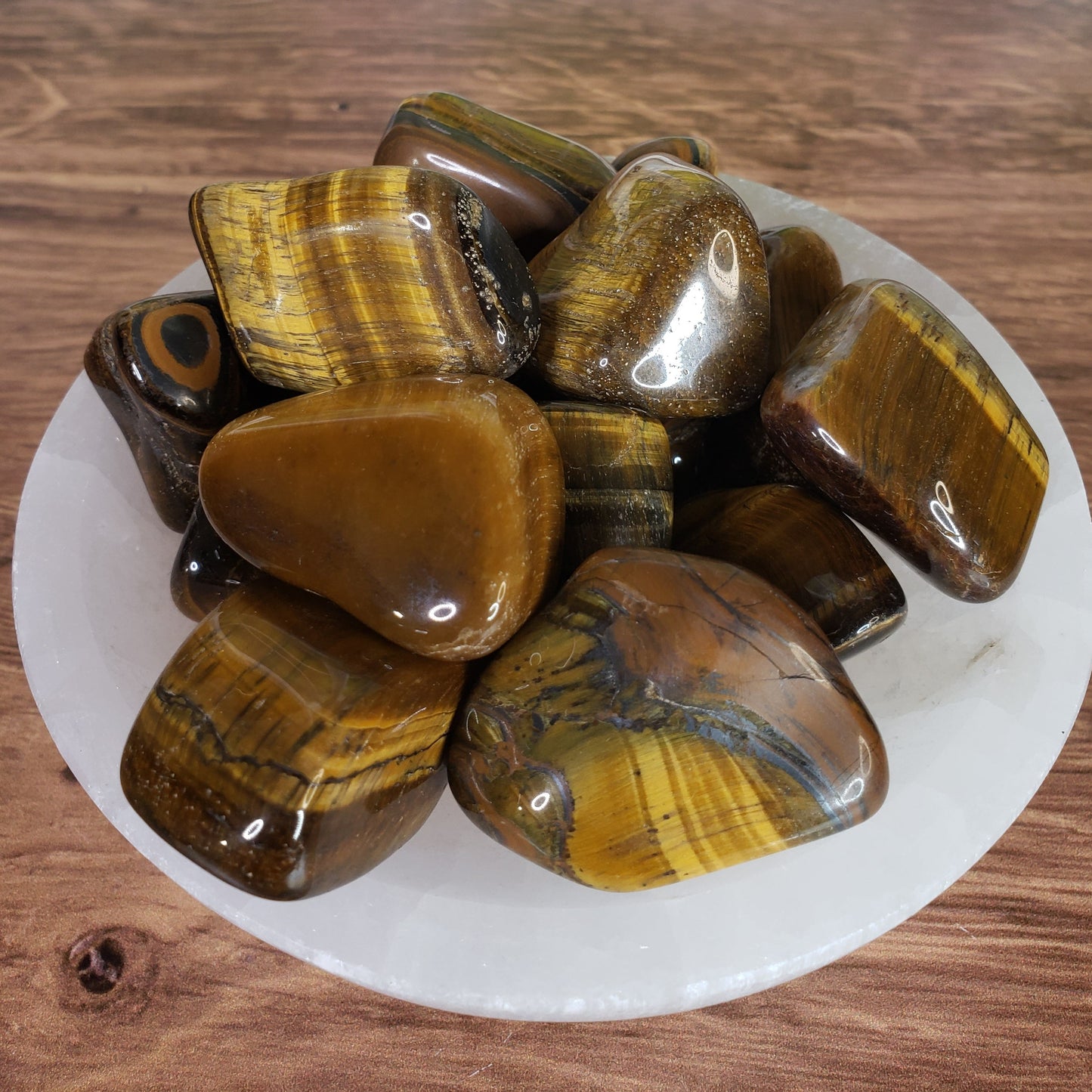 Tigers Eye Tumbled Stone