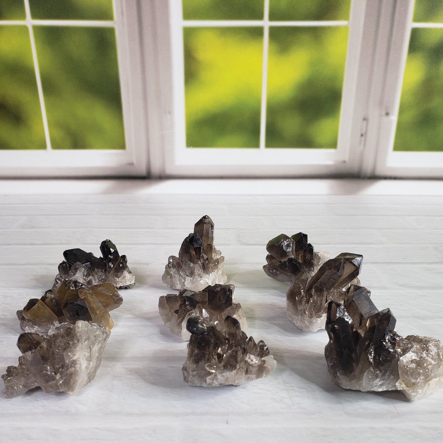 Smoky Quartz Clusters and Points