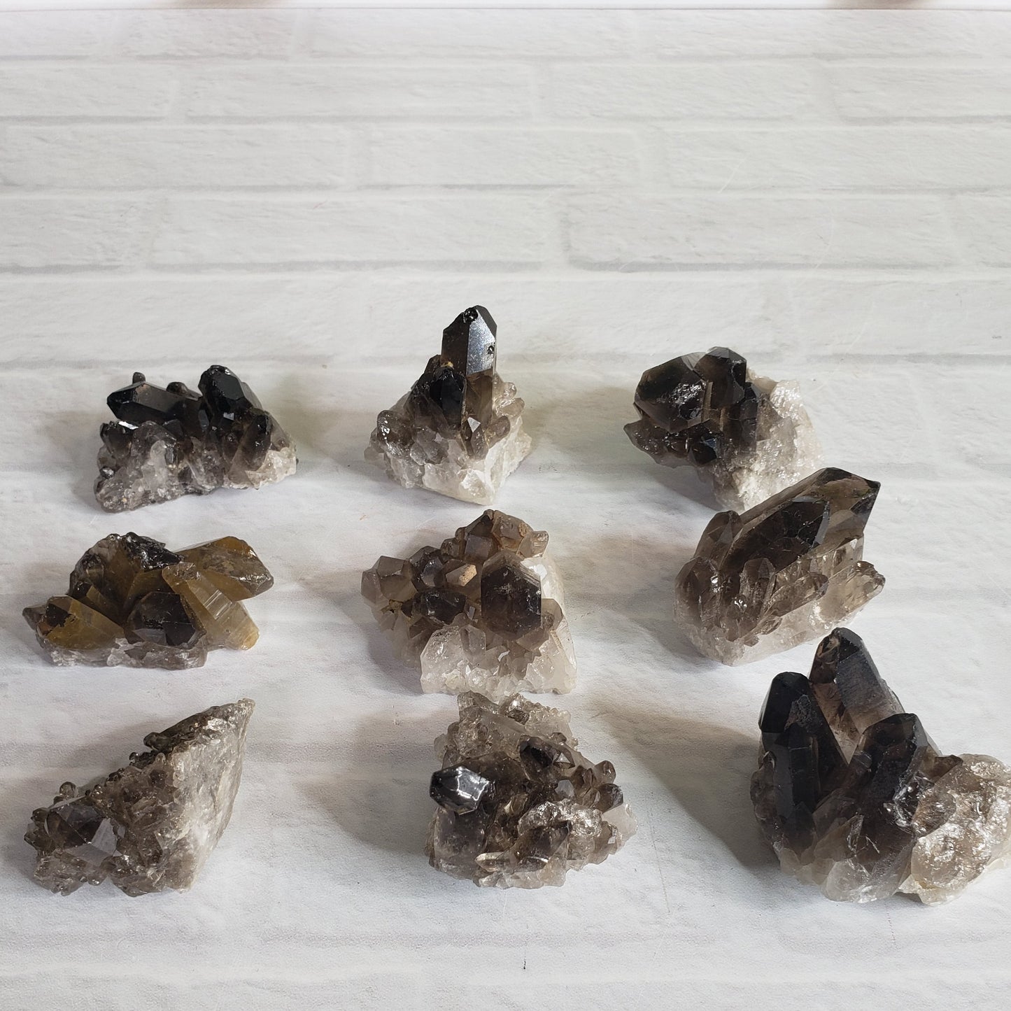 Smoky Quartz Clusters and Points