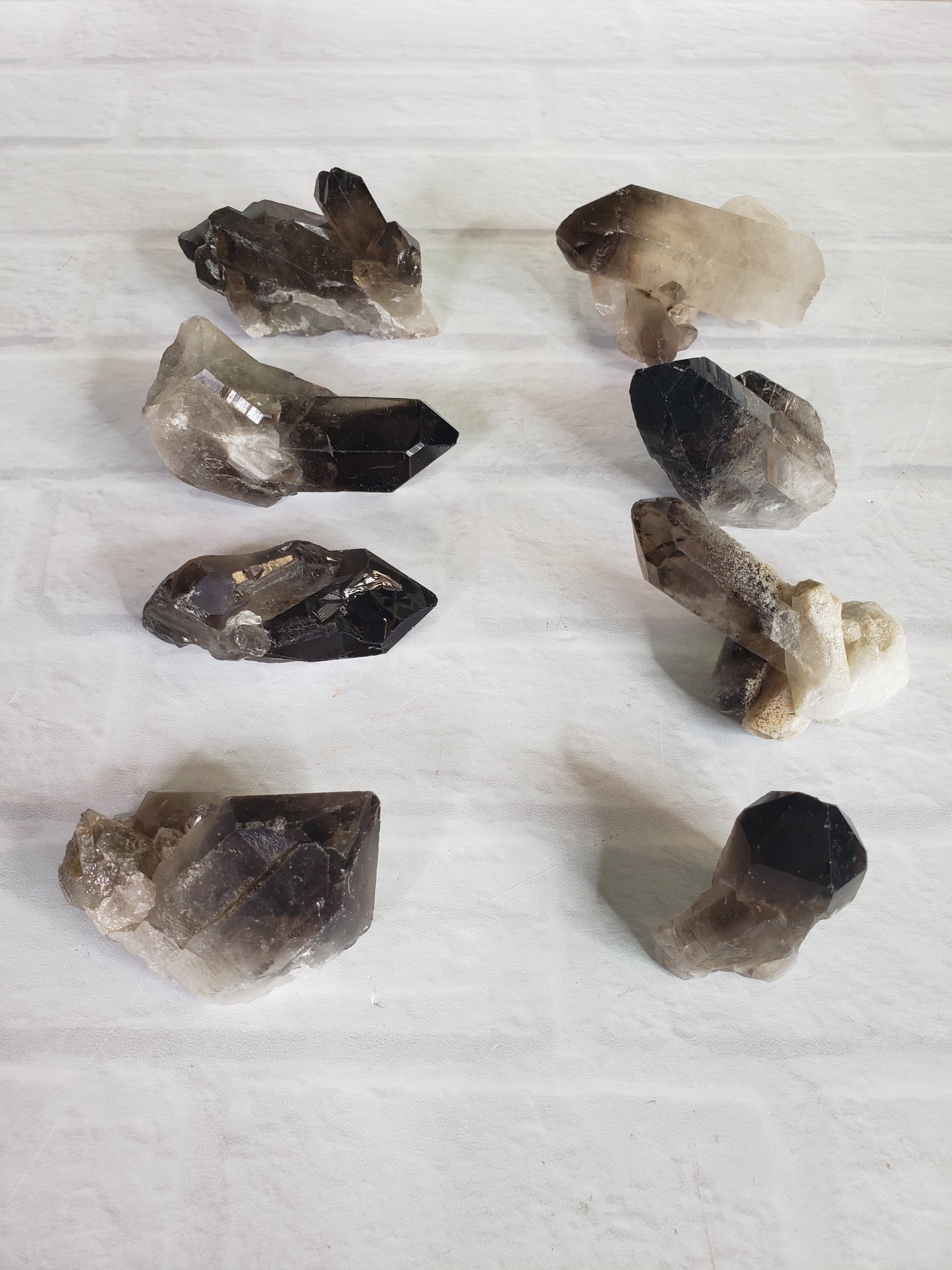 Smoky Quartz Clusters and Points