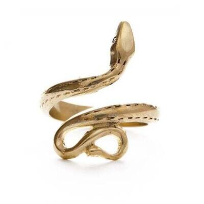 Golden Serpent Ring