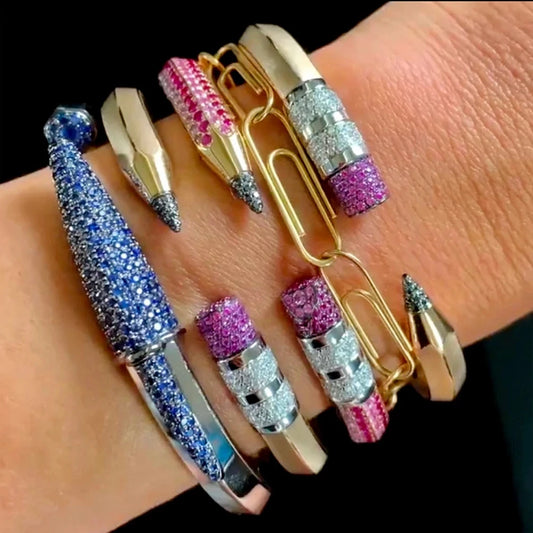 Mix Match Stackable Pencil & Pen Bangles