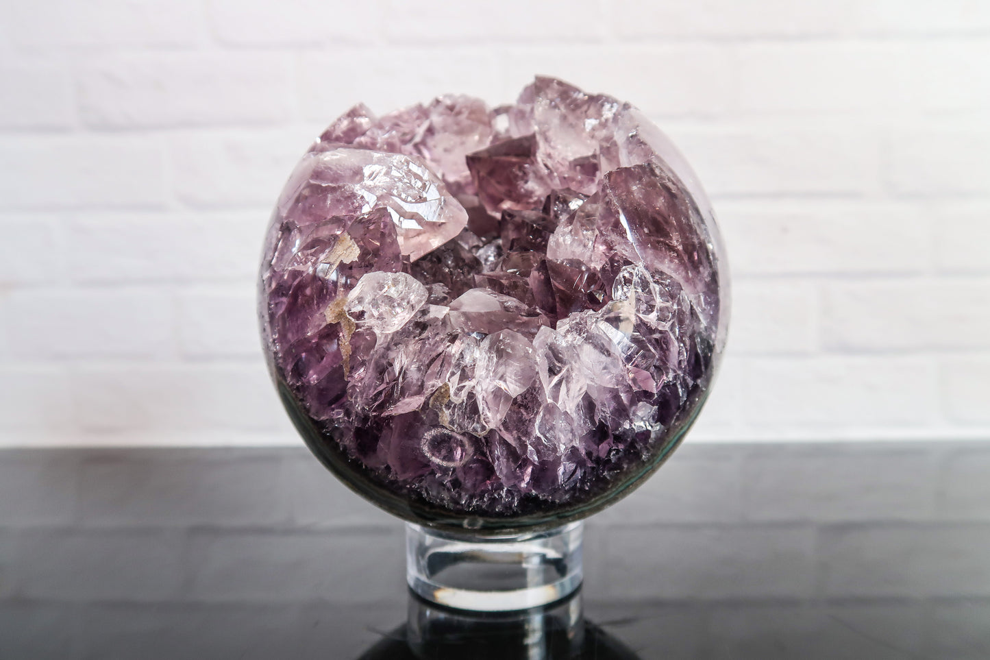 Large Amethyst Geode Sphere