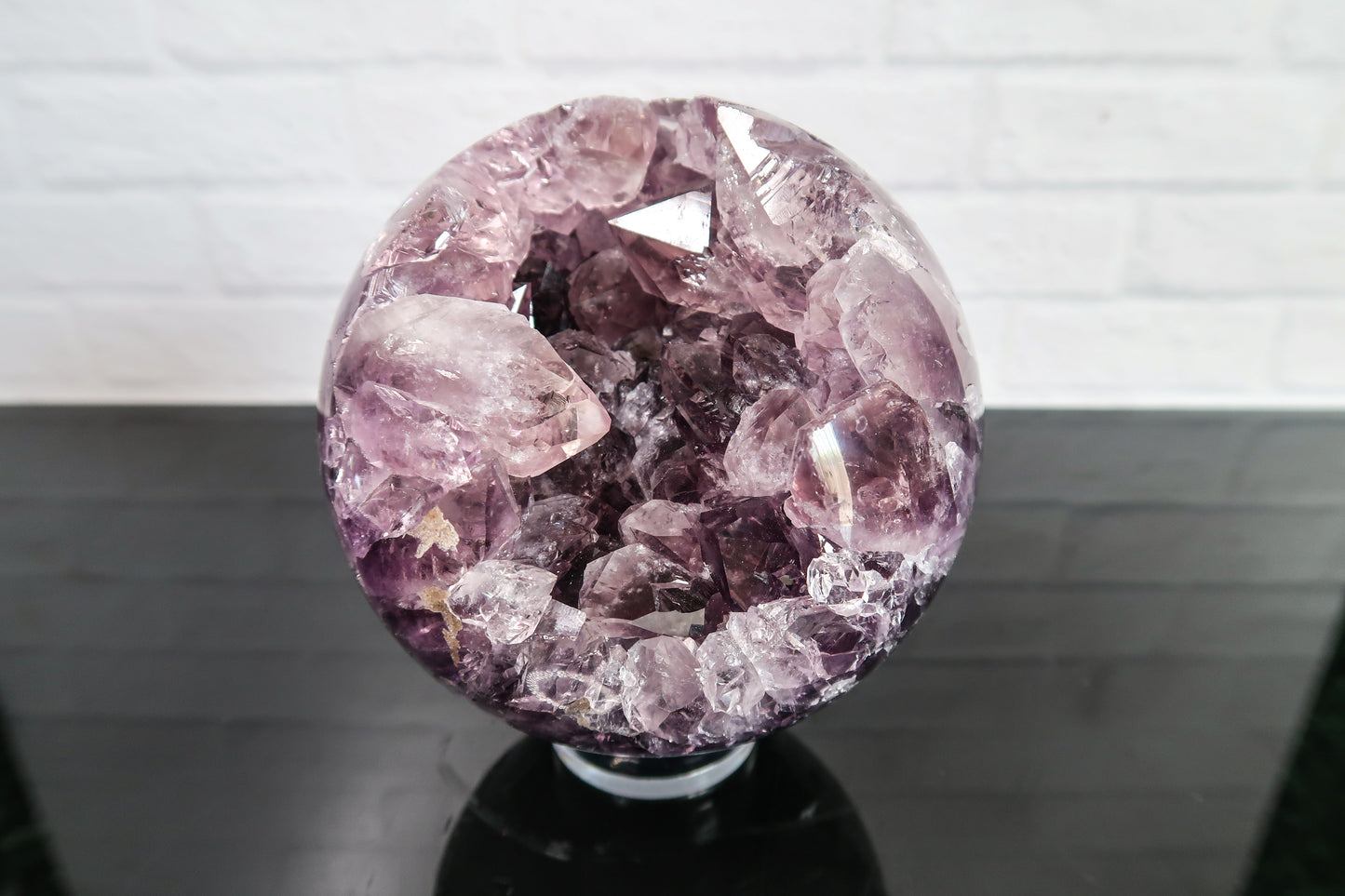 Large Amethyst Geode Sphere