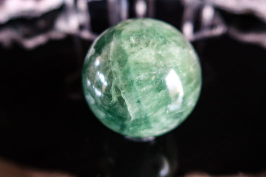 Green Fluorite Sphere