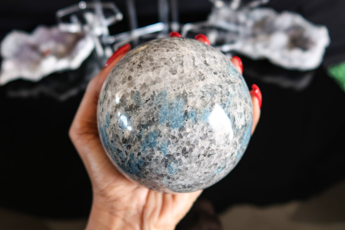 Large K2 Jasper Sphere