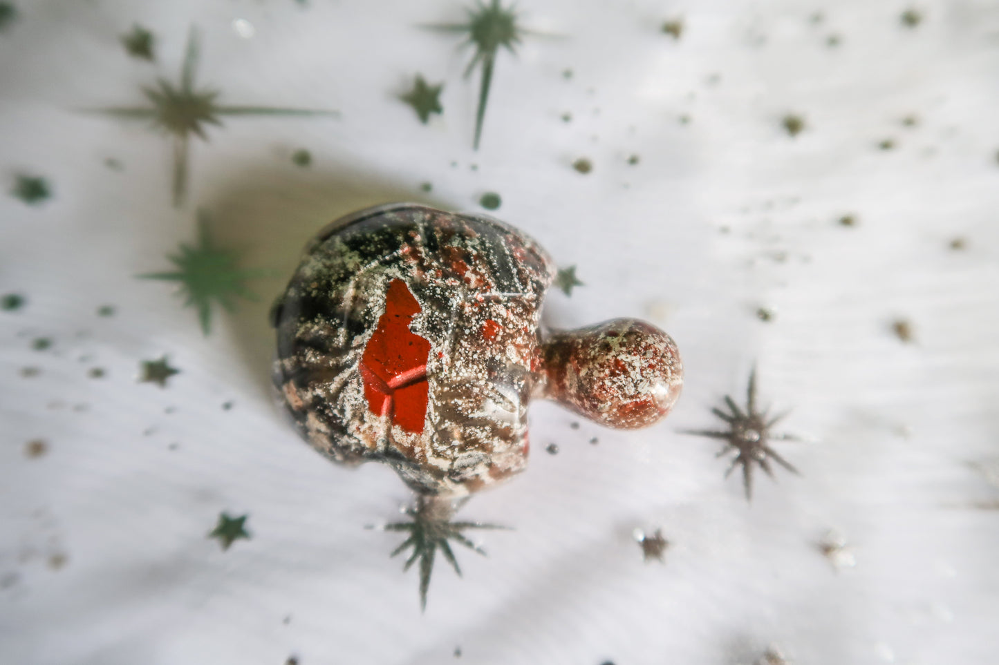 Brecciated Jasper Turtle Carving