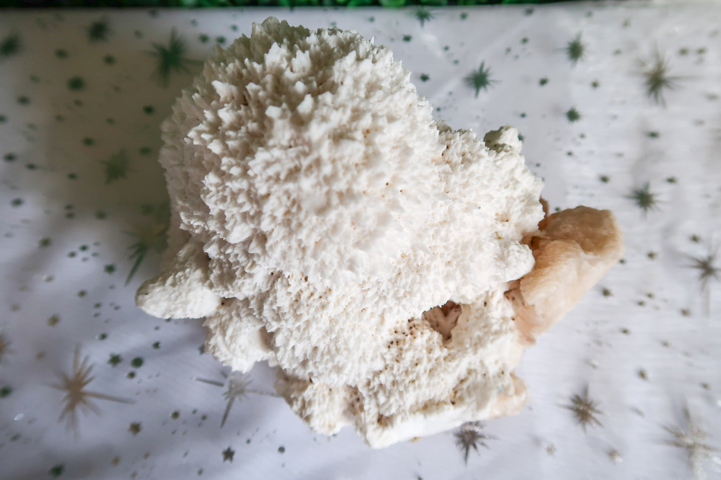 Stunning Scolecite on Stilbite