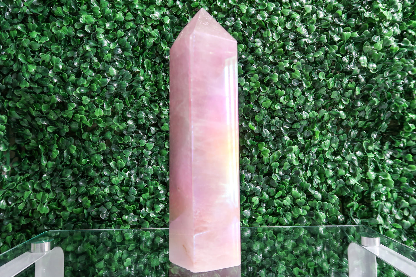 Angel Aura Rose Quartz Towers