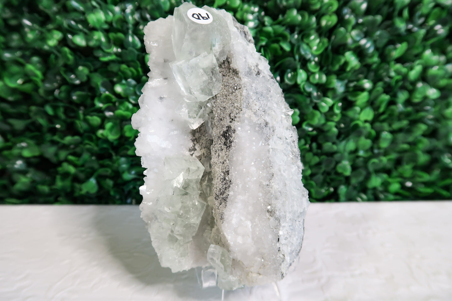 Sparkling Green Fluorite Cube Specimen