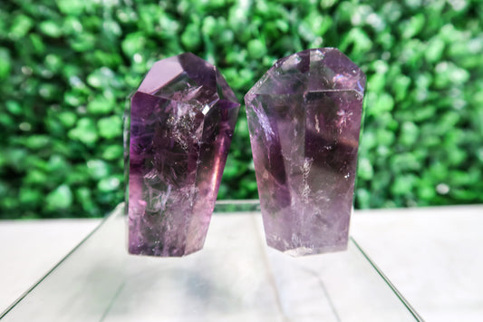 Geometric Cut Amethyst Freeforms