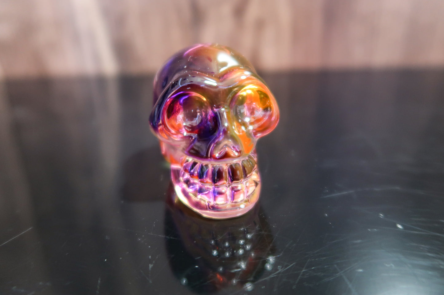 Candy-Colored Glass Skulls