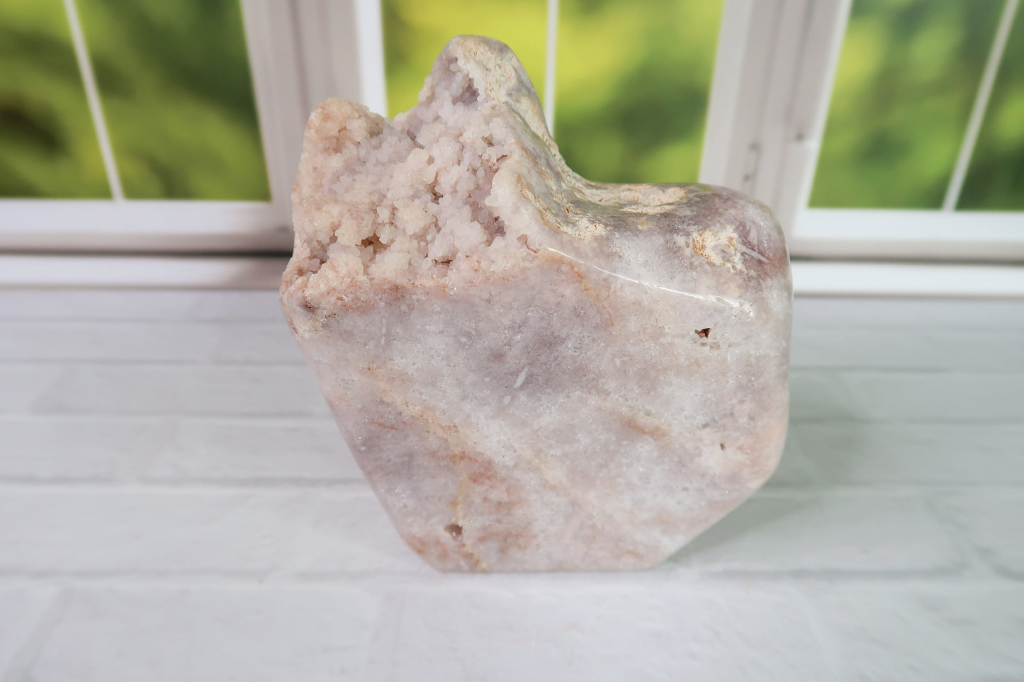 Polished Powder Pink Amethyst