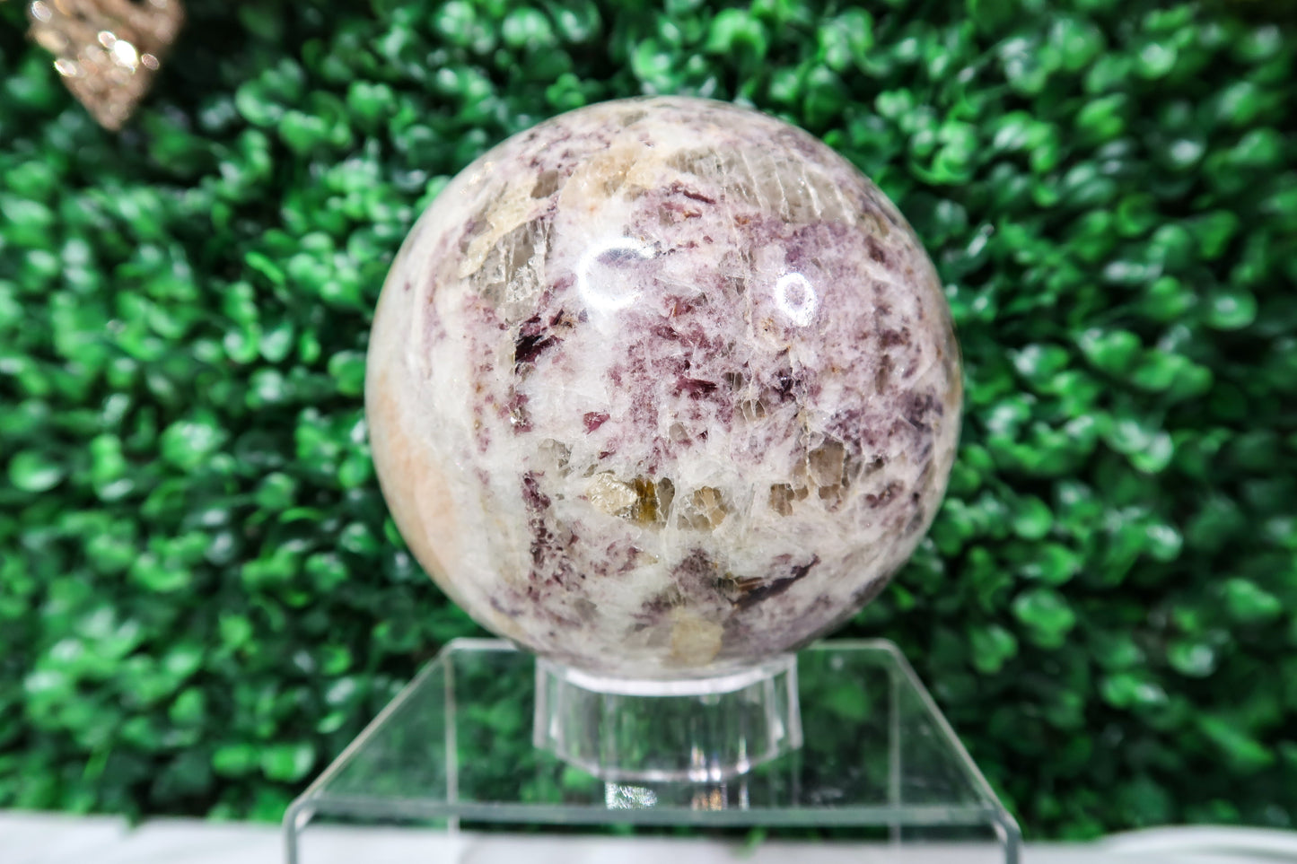 Lepidolite Sphere