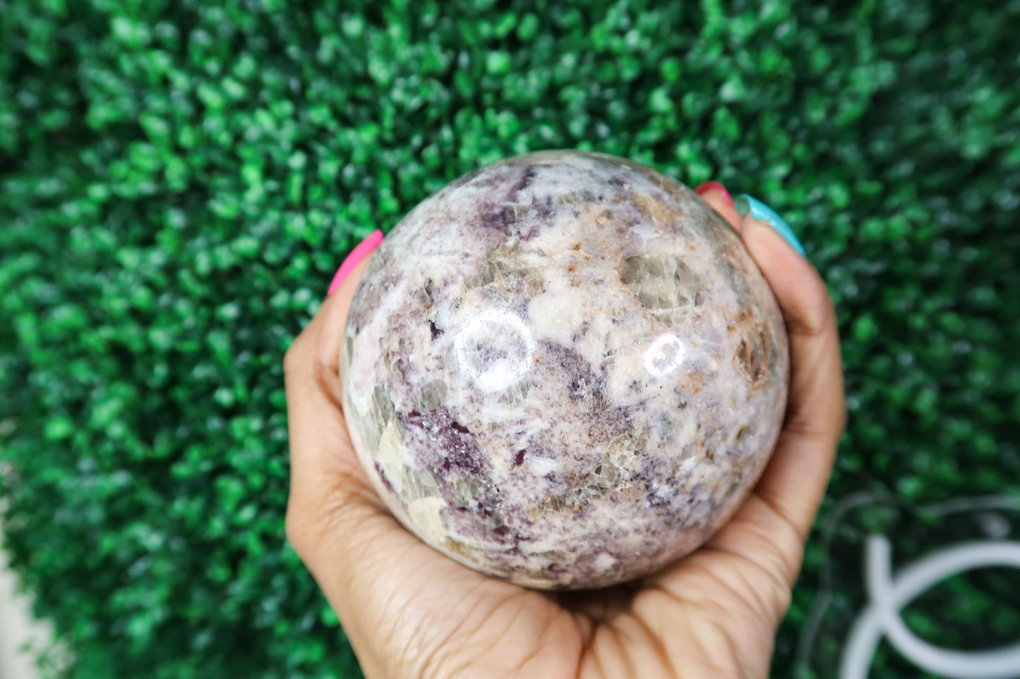 Lepidolite Sphere