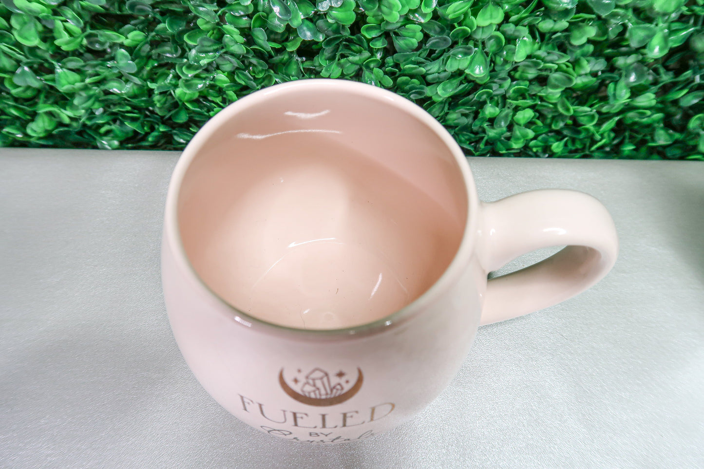 Fueled By Crystals & Coffee Rounded Mug