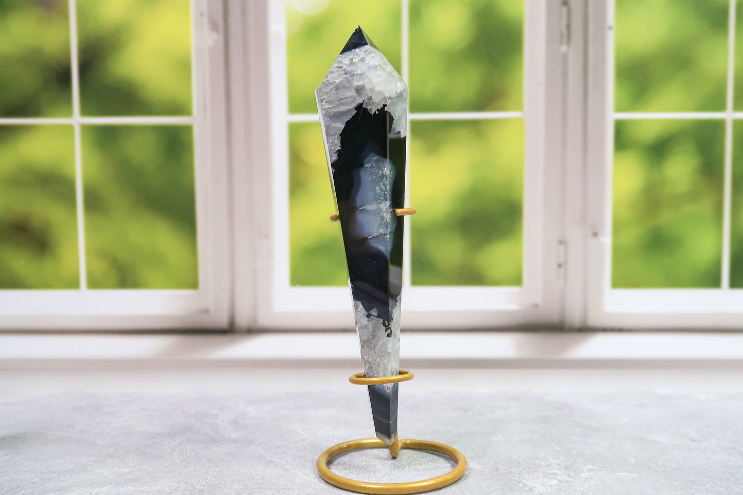 Black Agate Wands