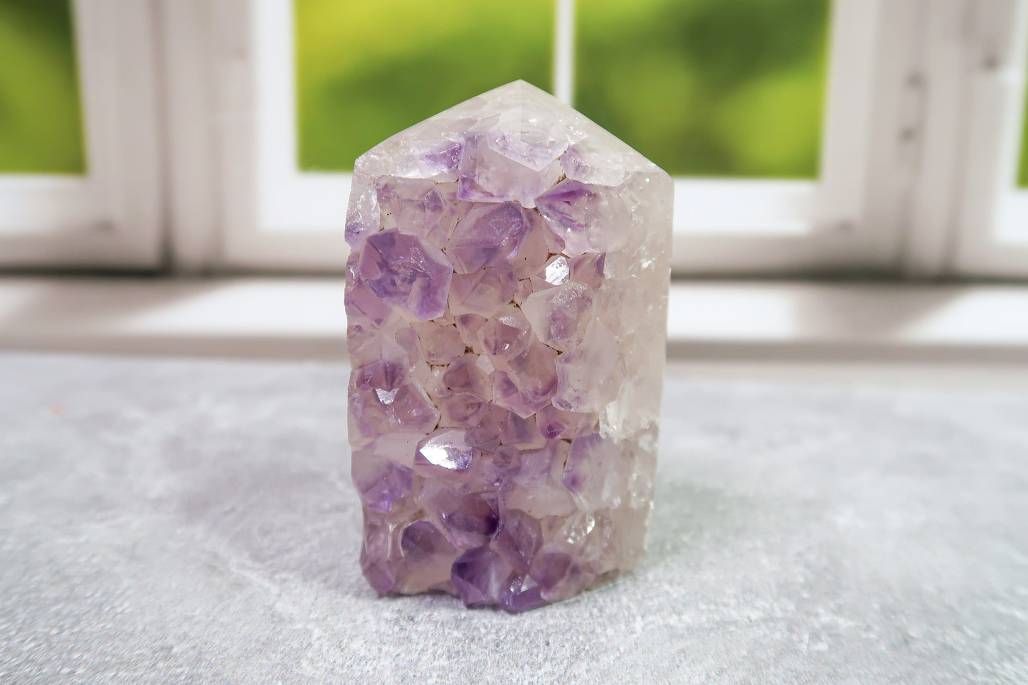 Sparkling Druzy Amethyst Towers