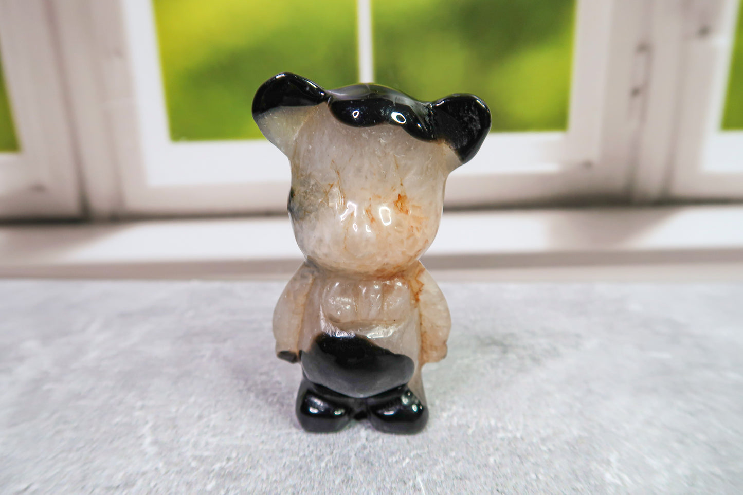 Black Agate Tuxedo Bears