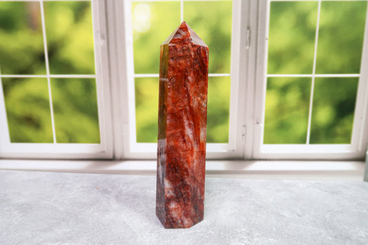 Large Fire Quartz Tower