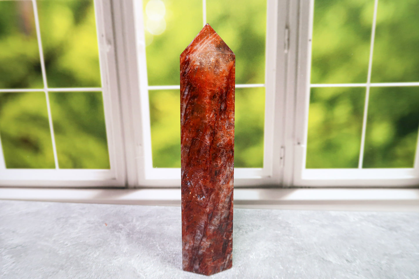 Large Fire Quartz Tower