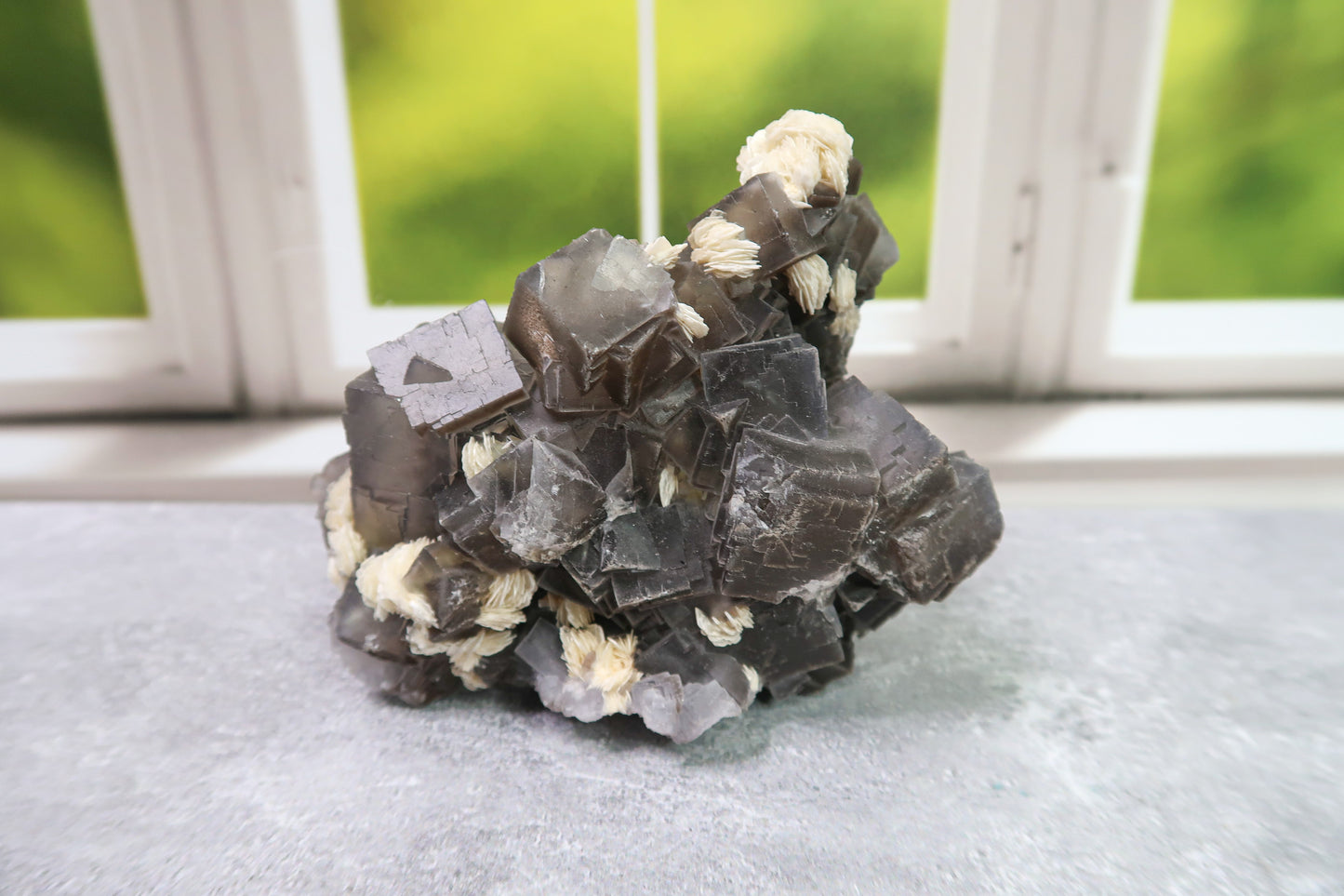 Fluorite with Barite Specimen