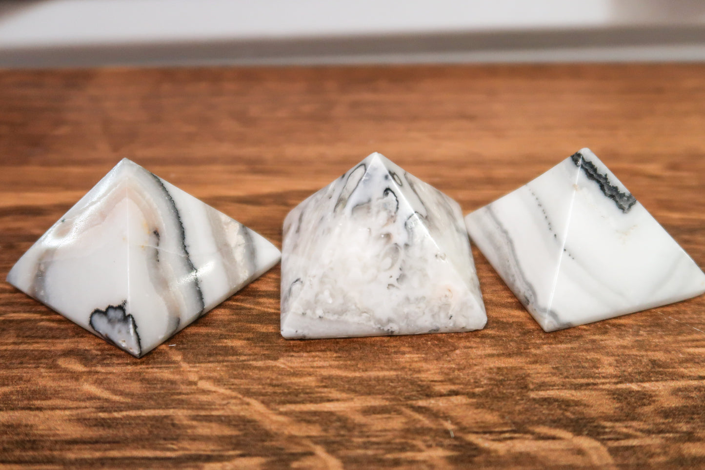 Zebra Onyx Pyramids