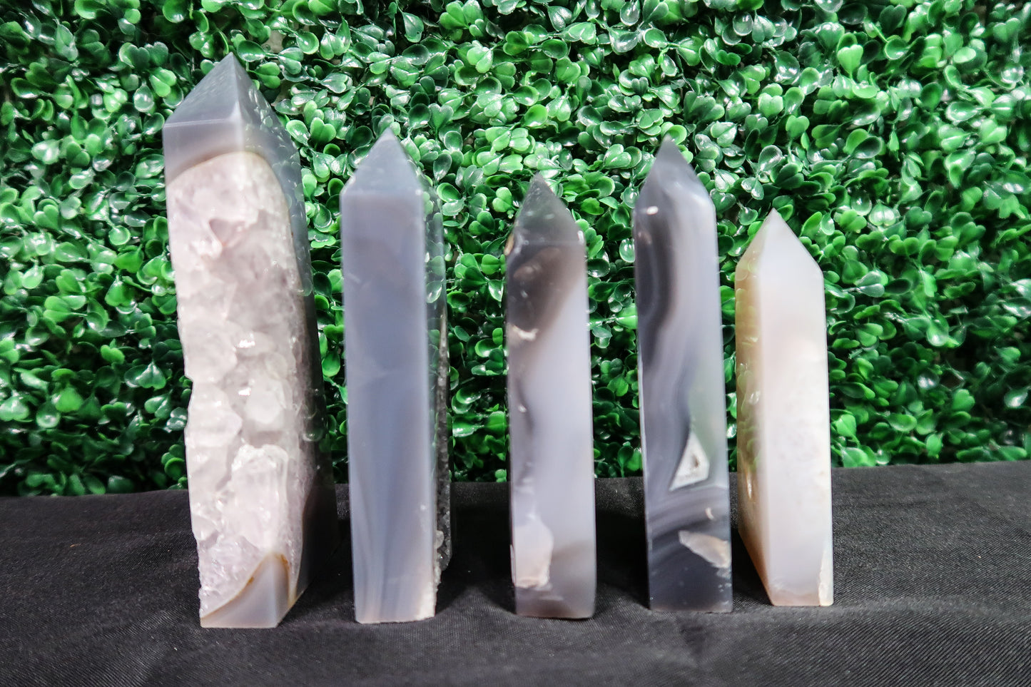 Druzy Agate Towers