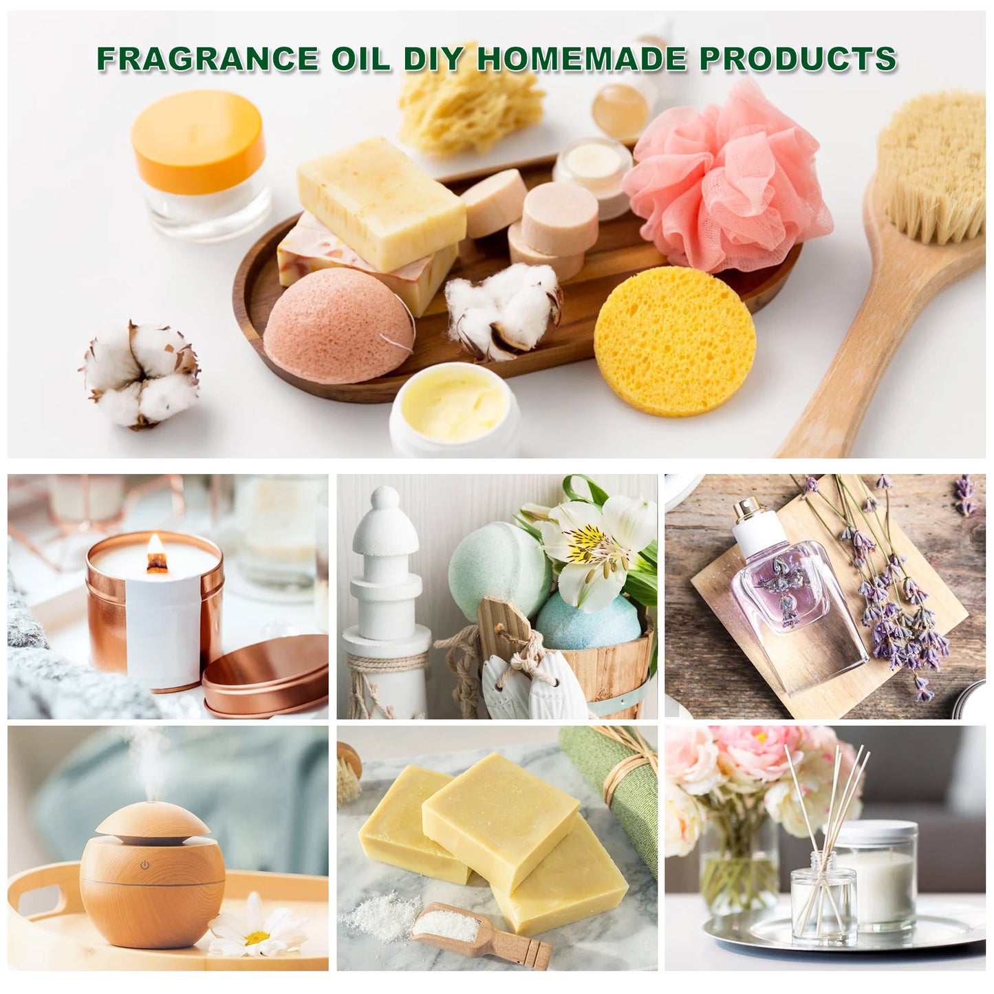 35 Bottles Essential Oils Set For Humidifiers & DIY