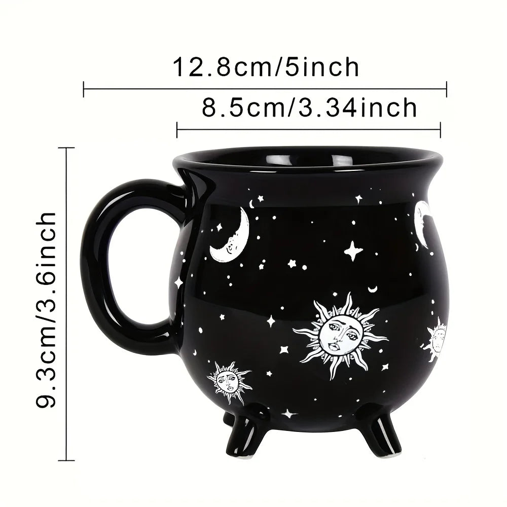 Ceramic Celestial Cauldron Mug