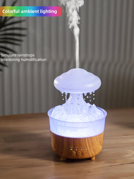 LED Raining Cloud Air Aroma Diffuser & Humidifier