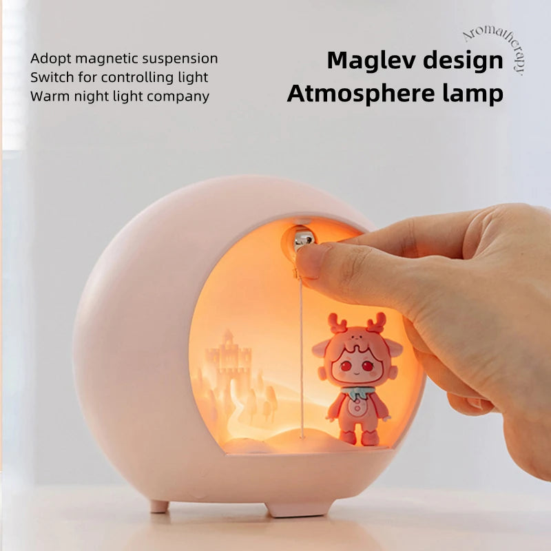 Cute Cartoon Lamp Humidifier and Essential Oil Diffuser