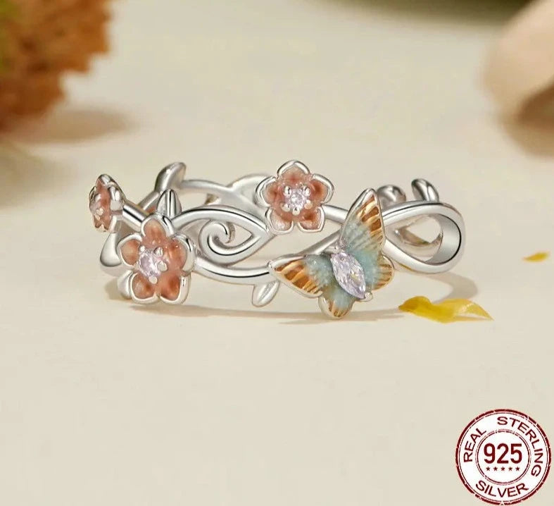 Assorted Adjustable Sterling Silver Whimsical Rings