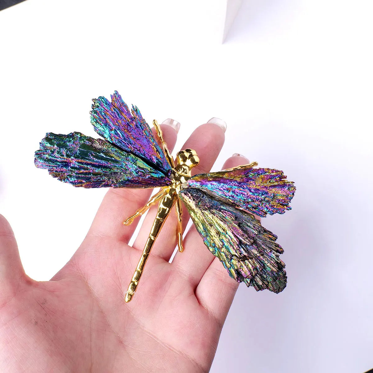 Angel Aura Tourmaline Flame Dragonflies