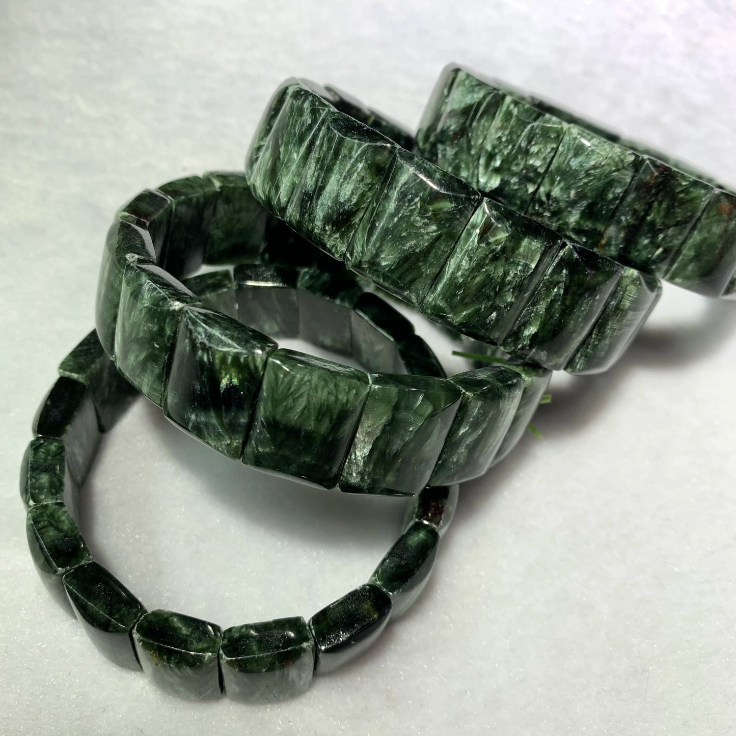 Large High Quality Seraphinite Bracelets