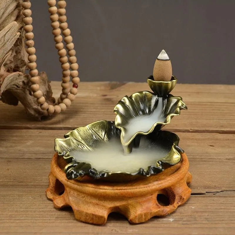 Leaf Waterfall Incense Holder