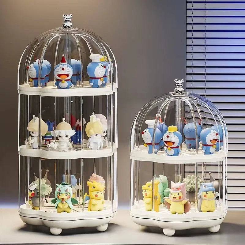 360° Rotating Birdcage Display Showcase