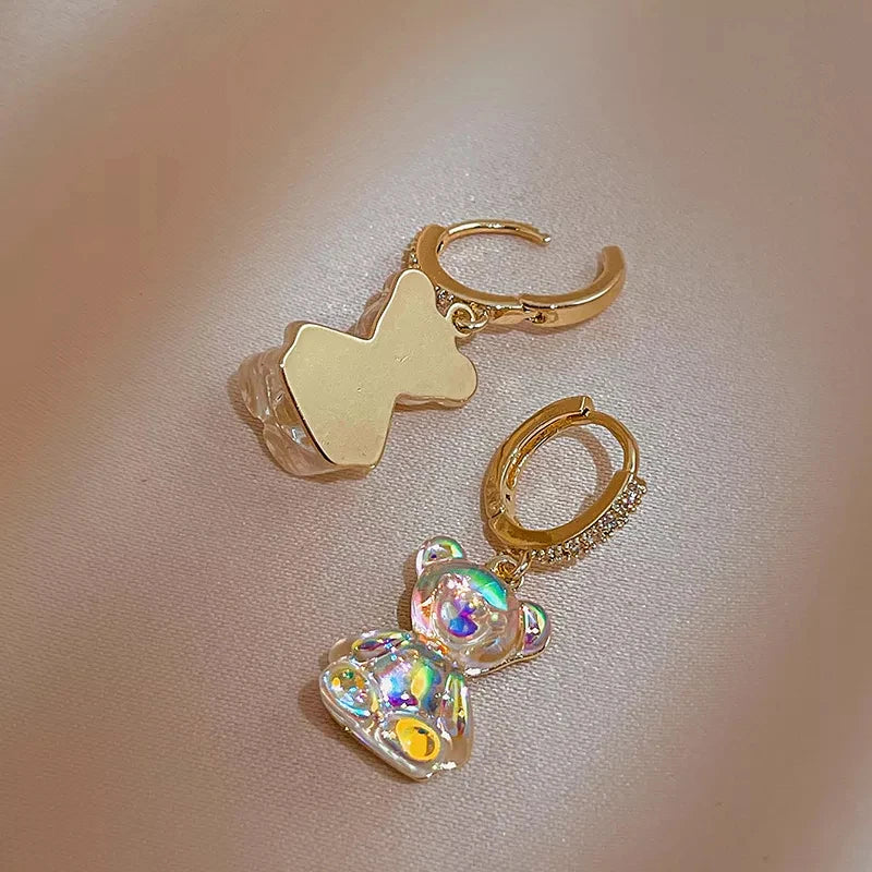 Cute Rainbow Bear & More Assorted Earrings