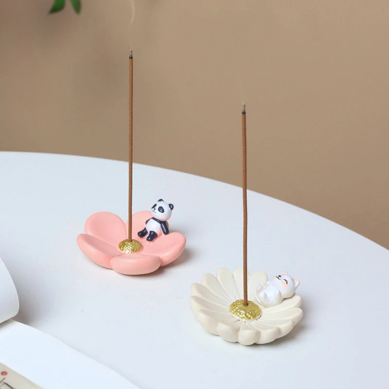 Cherry Blossom Sakura Animal Incense Stick Burner