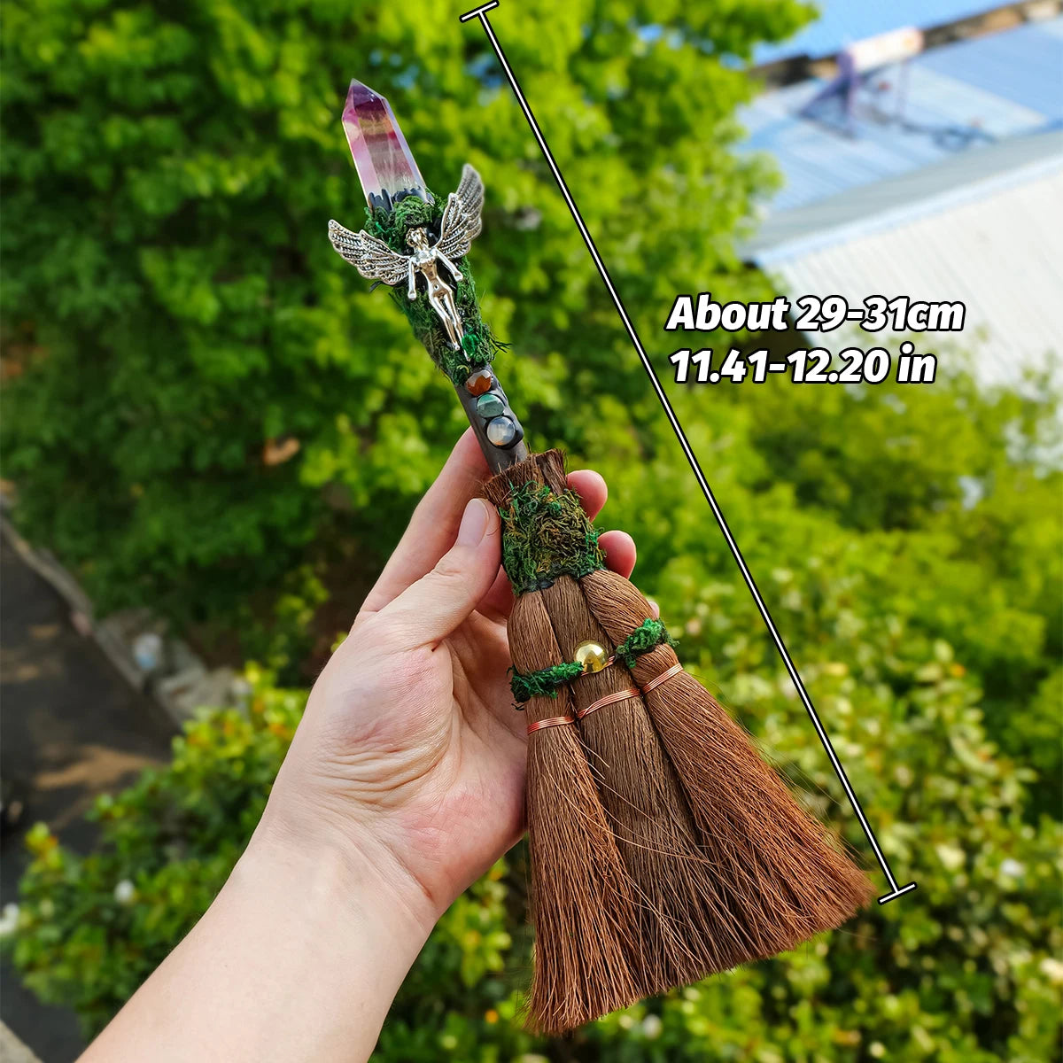 Natural Crystal Magic Brooms