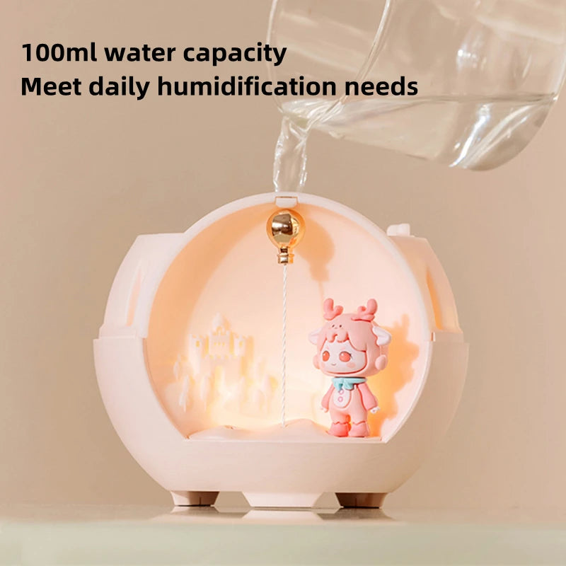 Cute Cartoon Lamp Humidifier and Essential Oil Diffuser